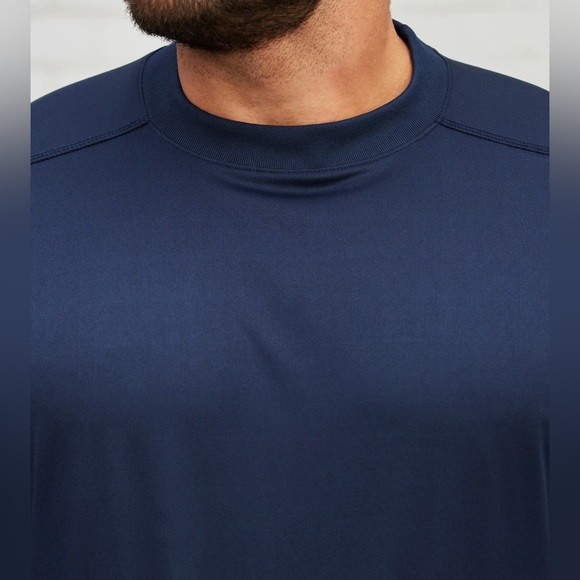 Mesh Sport Tee, Navy - Picture 2 of 3